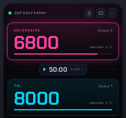 Pilote la partie, où que tu sois